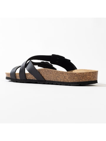 Sunbay Slippers "Bambou" zwart