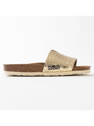 Sunbay Pantoletten "Djeelia" in Gold