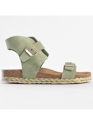 Sunbay Leren sandalen "Dooly" groen
