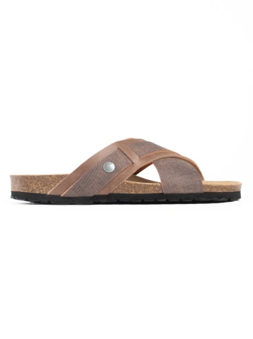 Sunbay Pantoletten "Giovani" in Hellbraun