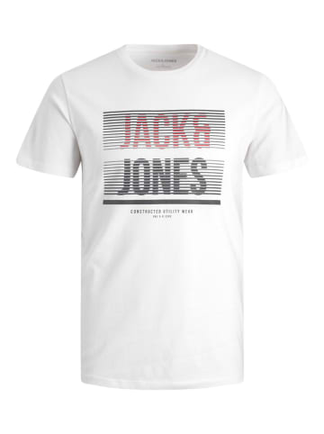 Jack & Jones Koszulka "Brix" w kolorze białym