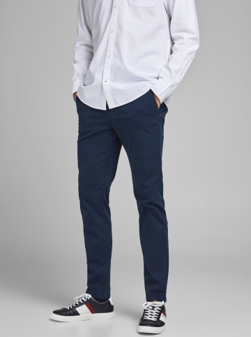 Jack & Jones Spodnie chino "Marco" w kolorze granatowym