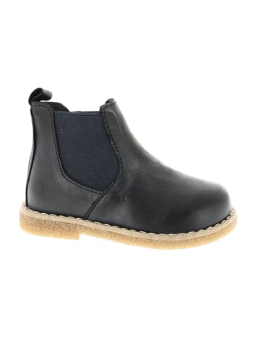 Andrea Conti Leder-Boots in Dunkelblau