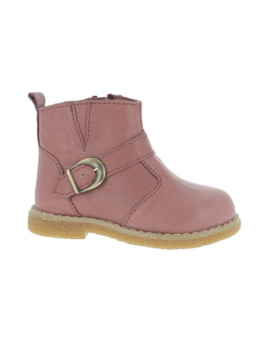 Andrea Conti Leder-Boots in Bordeaux