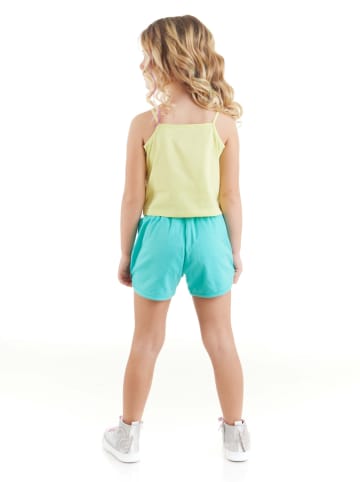 Denokids 2tlg. Outfit "Unicorn Jungle" in Hellgrün/ Türkis