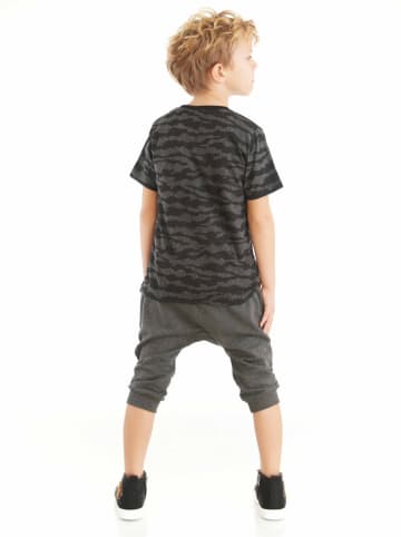 Denokids 2-delige outfit "Dino" grijs