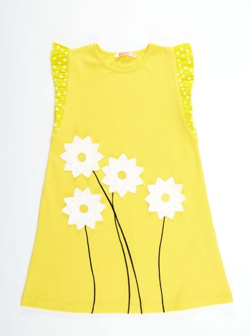 Denokids Jurk "Yellow Daisy" geel