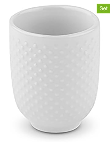 Laguiole Kubki (6 szt.) "Serenity" w kolorze białym - 148 ml