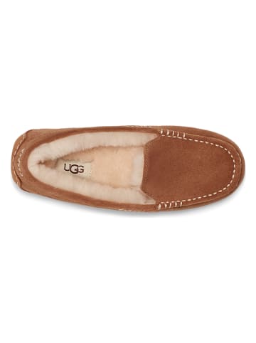 UGG Lammfell-Mokassins "Ansley" in Hellbraun