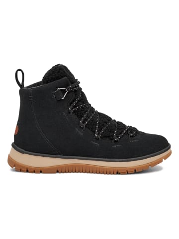 UGG Leder-Boots "Lakesider Heritage Mid" in Schwarz