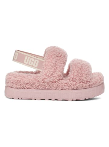 UGG Lammfell-Hausschuhe "Oh Fluffita" in Rosa