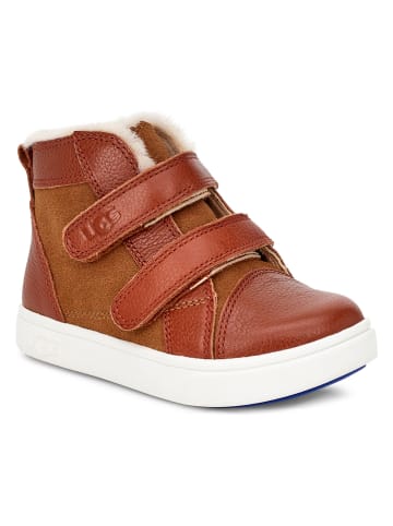 UGG Leder-Boots "Rennon II" in Hellbraun