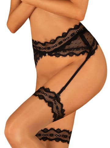 Obsessive Strumpfhalter "Marrbel" in Schwarz