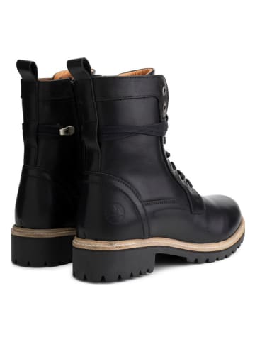 TRAVELIN' Leder-Boots "Kylland" in Schwarz