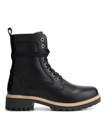 TRAVELIN' Leren boots "Kylland" zwart