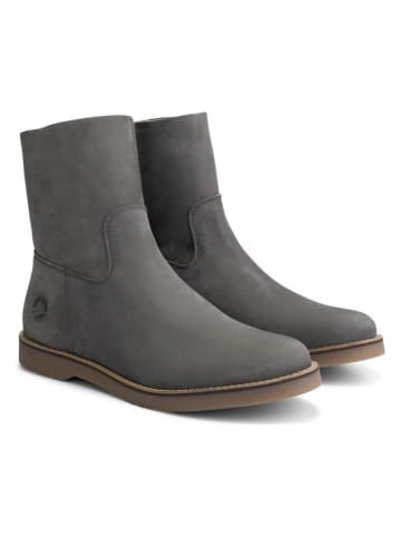 TRAVELIN' Leder-Boots "Pleubian" in Grau