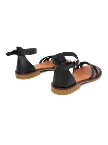 CLKA Leren sandalen zwart