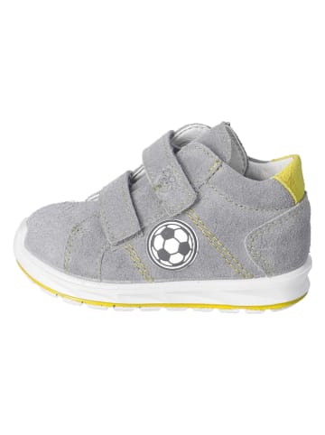 PEPINO Skórzane sneakersy "Linu" w kolorze jasnoszaro-żółtym