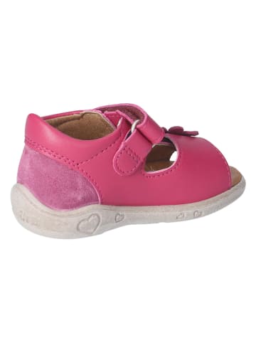PEPINO Skórzane sandały "Betty" w kolorze różowym
