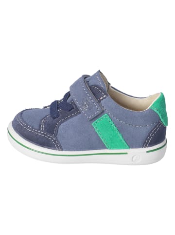 PEPINO Leren sneakers "Jaccy" blauw/groen