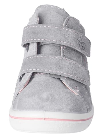 PEPINO Leren sneakers "Cherri" grijs/lichtroze