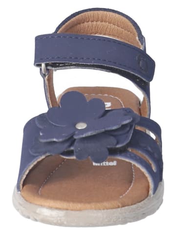 Ricosta Leren sandalen donkerblauw