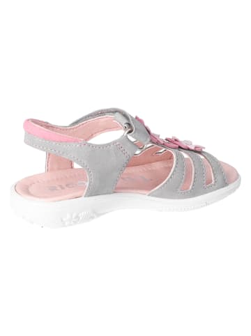 Ricosta Leren sandalen "Lorena" lichtgrijs/lichtroze