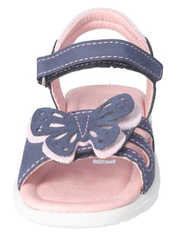 Ricosta Leder-Sandalen "Kelebek" in Dunkelblau