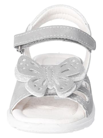 Ricosta Leder-Sandalen "Kelebek" in Silber