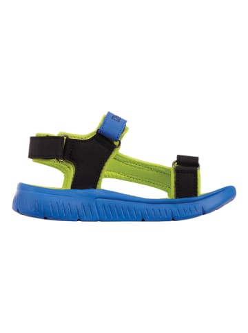 Kappa Sandalen "Kana" in Schwarz/ Blau/ Gelb