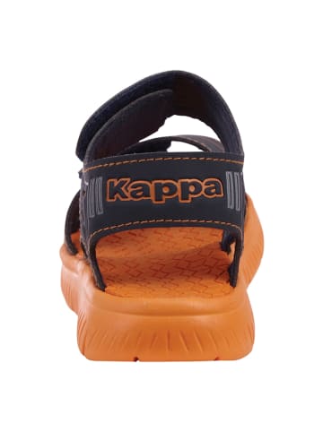 Kappa Sandały "Kaleo" w kolorze czarno-pomarańczowym