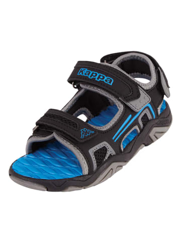 Kappa Sandalen "Milos II" in Schwarz/ Grau/ Blau