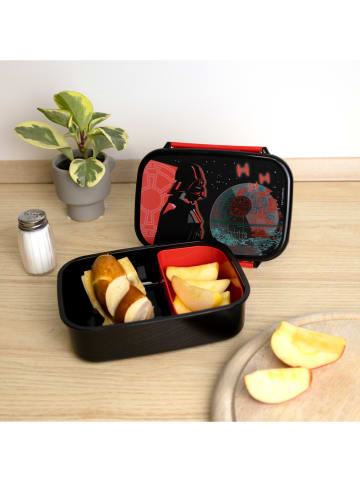 Star Wars Brotzeitdose "Star Wars" in Schwarz/ Rot - (L)18 x (B)13,5 x (T)6 cm