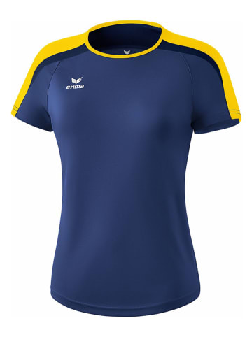 erima Trainingsshirt "Liga 2.0" in Dunkelblau/ Gelb