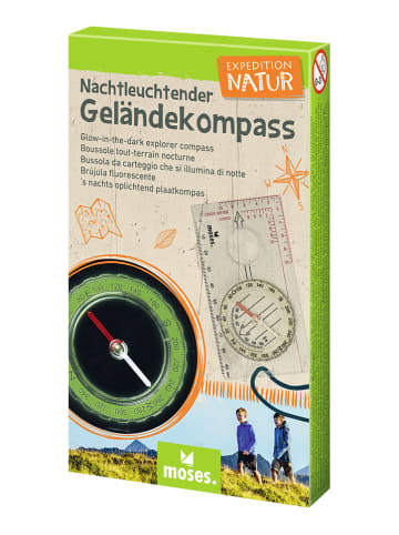 moses. Geländekompass "Expedition Natur" in Schwarz/ Grün