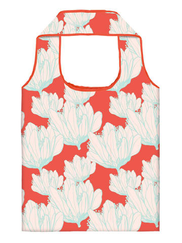 moses. Shopper bag w kolorze kremowo-pomarańczowym - 40 x 66 cm