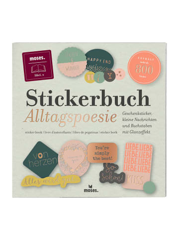 moses. Stickerbuch "Alltagspoesie" in Bunt - ab 3 Jahren