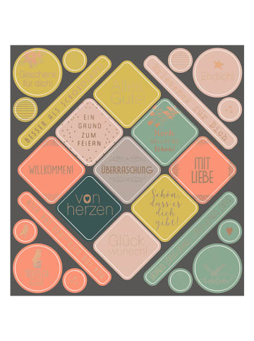 moses. Stickerboek meerkleurig - (L)16,7 x (B)16,7 cm