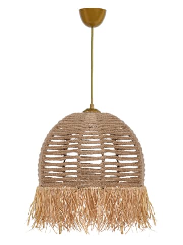 Opviq Lampa wisząca w kolorze jasnobrązowym - wys. 80 x Ø 30 cm