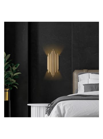 Opviq Wandleuchte in Gold - (B)22 x (H)50 cm