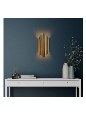 Opviq Wandleuchte in Gold - (B)18 x (H)40 cm