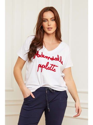 Plus Size Company Shirt in Weiß