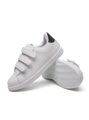 Rock & Joy Sneakers in Weiß/ Schwarz
