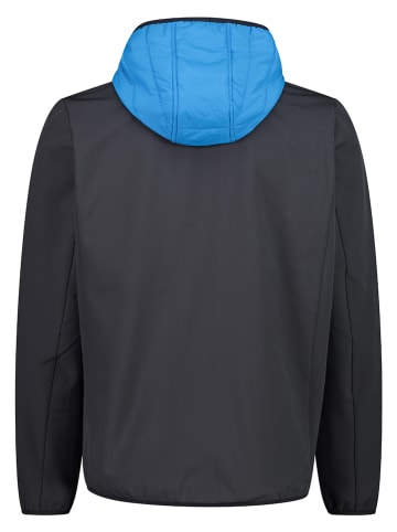 CMP Hybride jas zwart/blauw