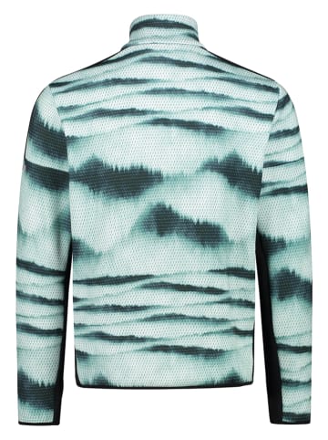 CMP Fleece trui petrol/wit