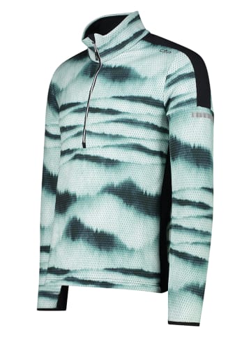 CMP Fleece trui petrol/wit