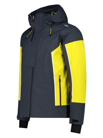 CMP Ski-/snowboardjas zwart/geel