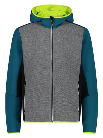 CMP Vilten jas grijs/petrol