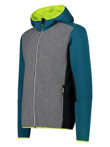 CMP Vilten jas grijs/petrol