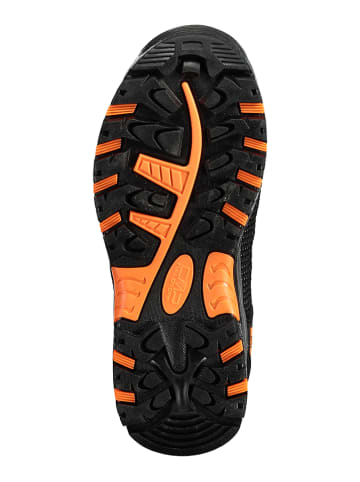 CMP Leren trekkingboots "Rigel" zwart/oranje